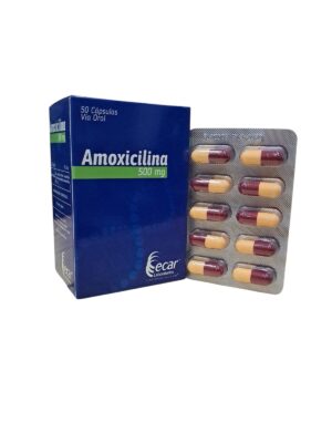 AMOXICILINA 500 MG X  50 CAP (ECAR)