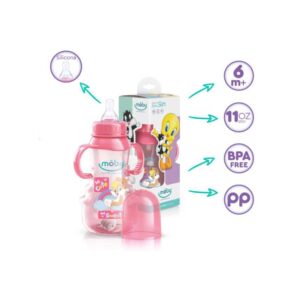 BIBERON ANTIRREFLUJO BABY SLIM 11OZ (**)(MOBY)