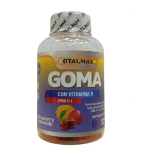 GOMA CON  VITAMINA  D 2000UI X 60 (TOTALMAX)