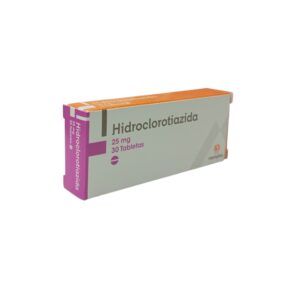 HIDROCLOROTIAZIDA 25MG CAJA X 30 TABLETAS  (MEMPHIS)