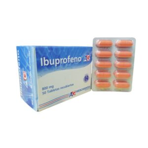 IBUPROFENO 800MG CAJA X 50 TABLETAS (AG)