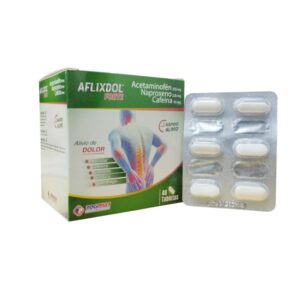 ACETAMINOFEN 250MG NAPROXENO 220 MG CAFEINA 65 MG AFLIXDOL FORTE X 48 TABLETAS (ROCIPHAR)