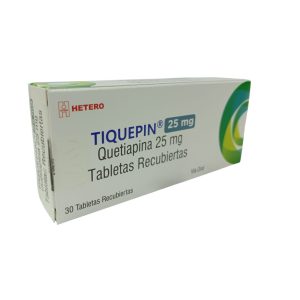 QUETIAPINA 25MG TIQUEPIN X 30 TAB (HETERO)