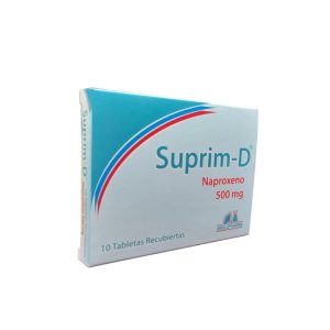 NAPROXENO SUPRIM D 500MG X 10 TAB (ANGLOPHARMA)
