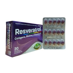 RESVERATROL COLAGENO+BIOTINA+VITAMINA  C X 30 CAPSULAS (WYTECNO)